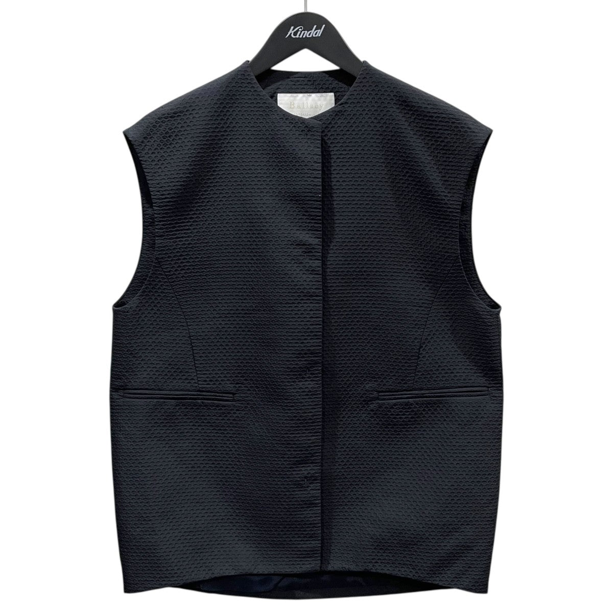 BALLSEY(ボールジー) 24SS ピンドットマトラッセ コクーンジレ 11-07