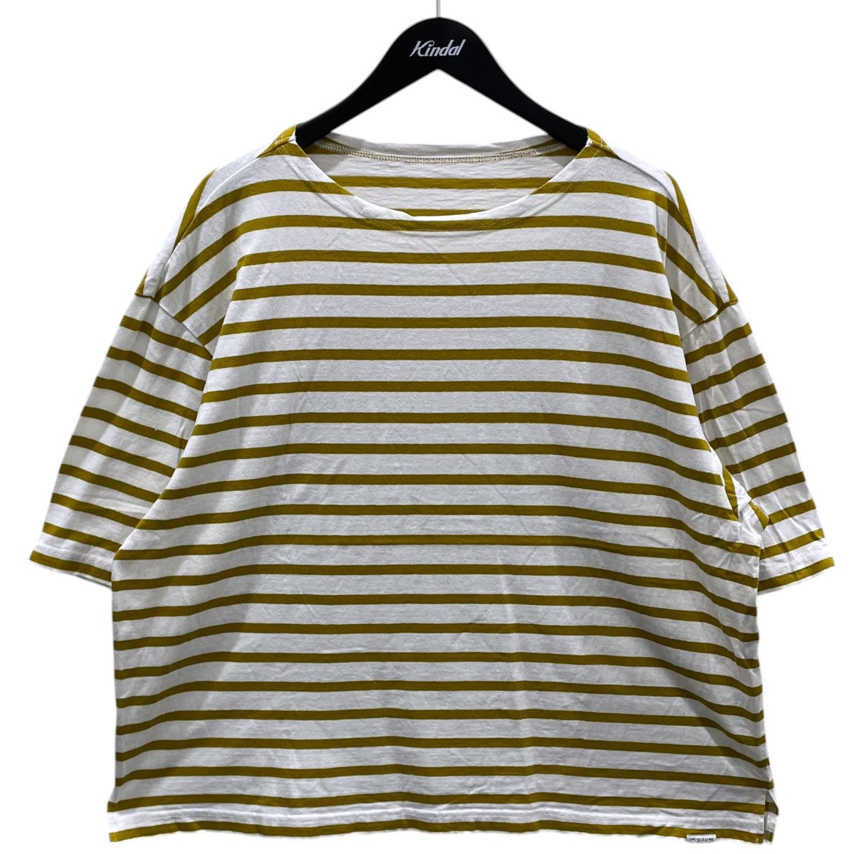 nest Robe(ネストローブ) ボーダー柄カットソー BASIC ビッグ半袖