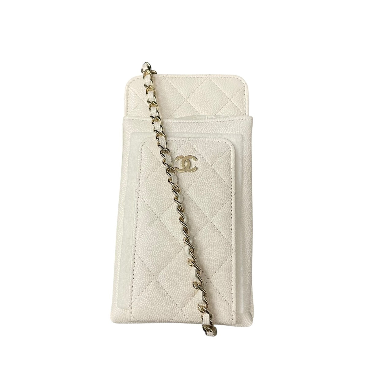 シャネル　スマホショルダーバッグ スマホ以外にも♡【 CHANEL 】シャネル スマホホルダー 25C (CHANEL