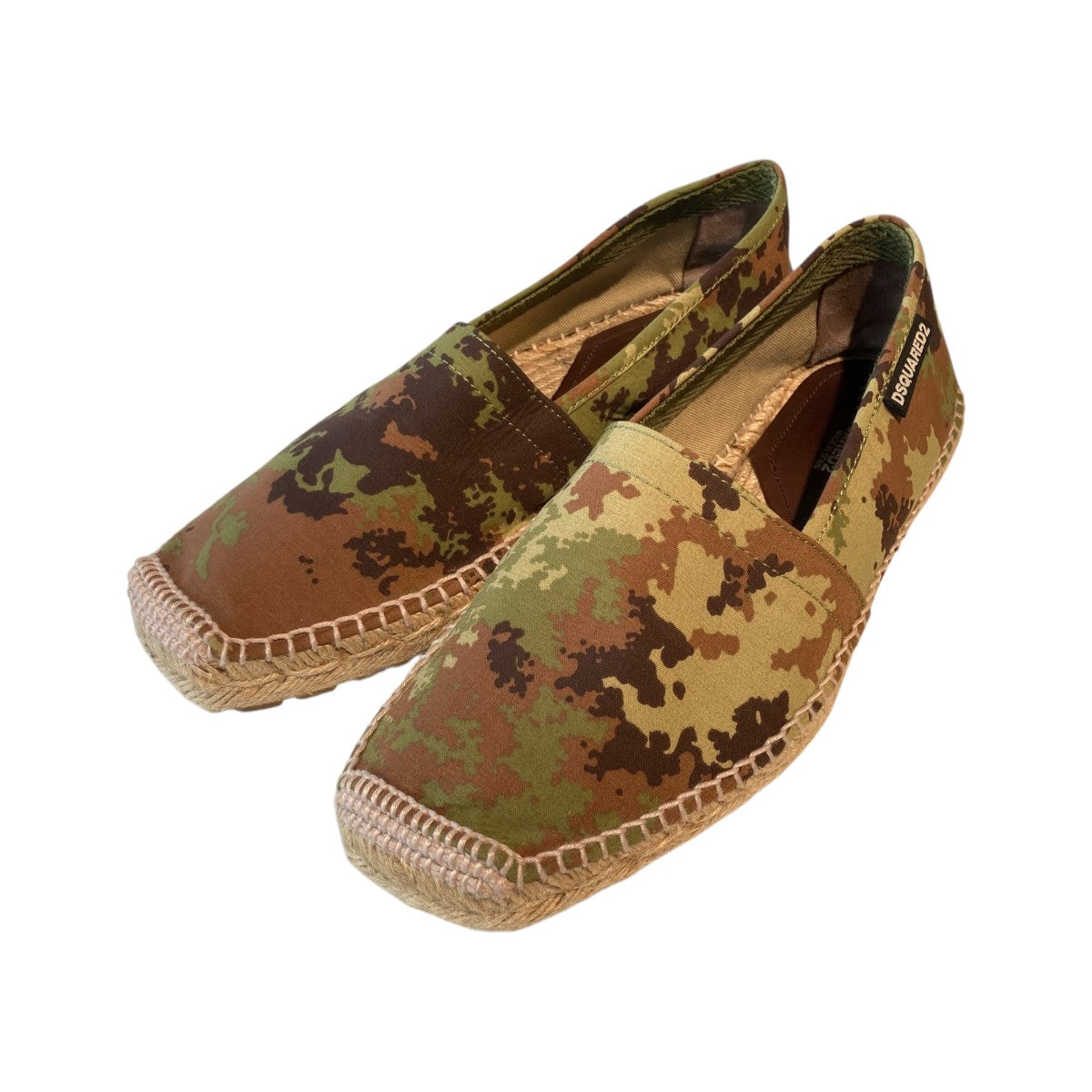 DSQUARED2(ディースクエアード) エスパドリーユ カモフラスリッポン  