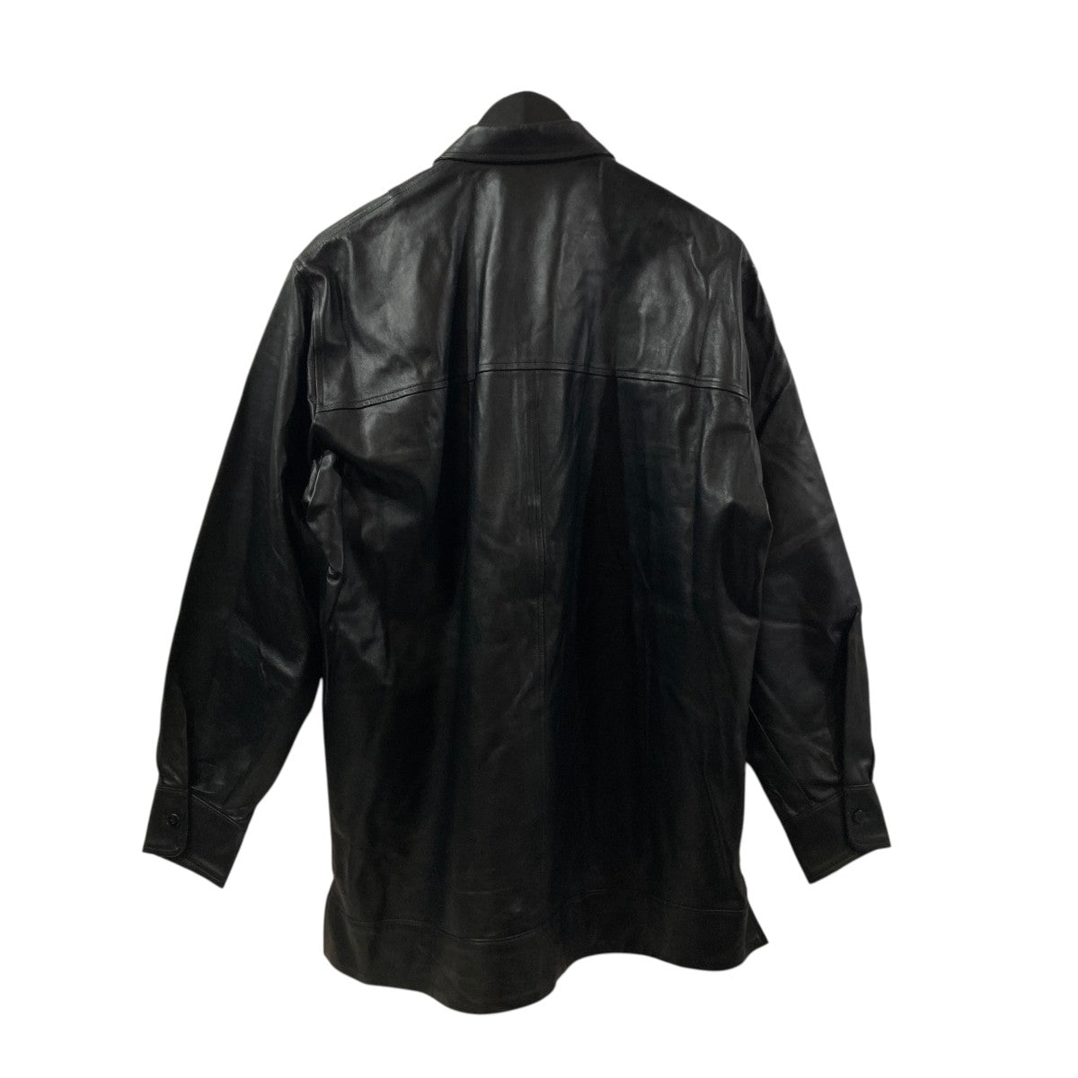 Lamb Leather BlouseレザーシャツC253L01B02
