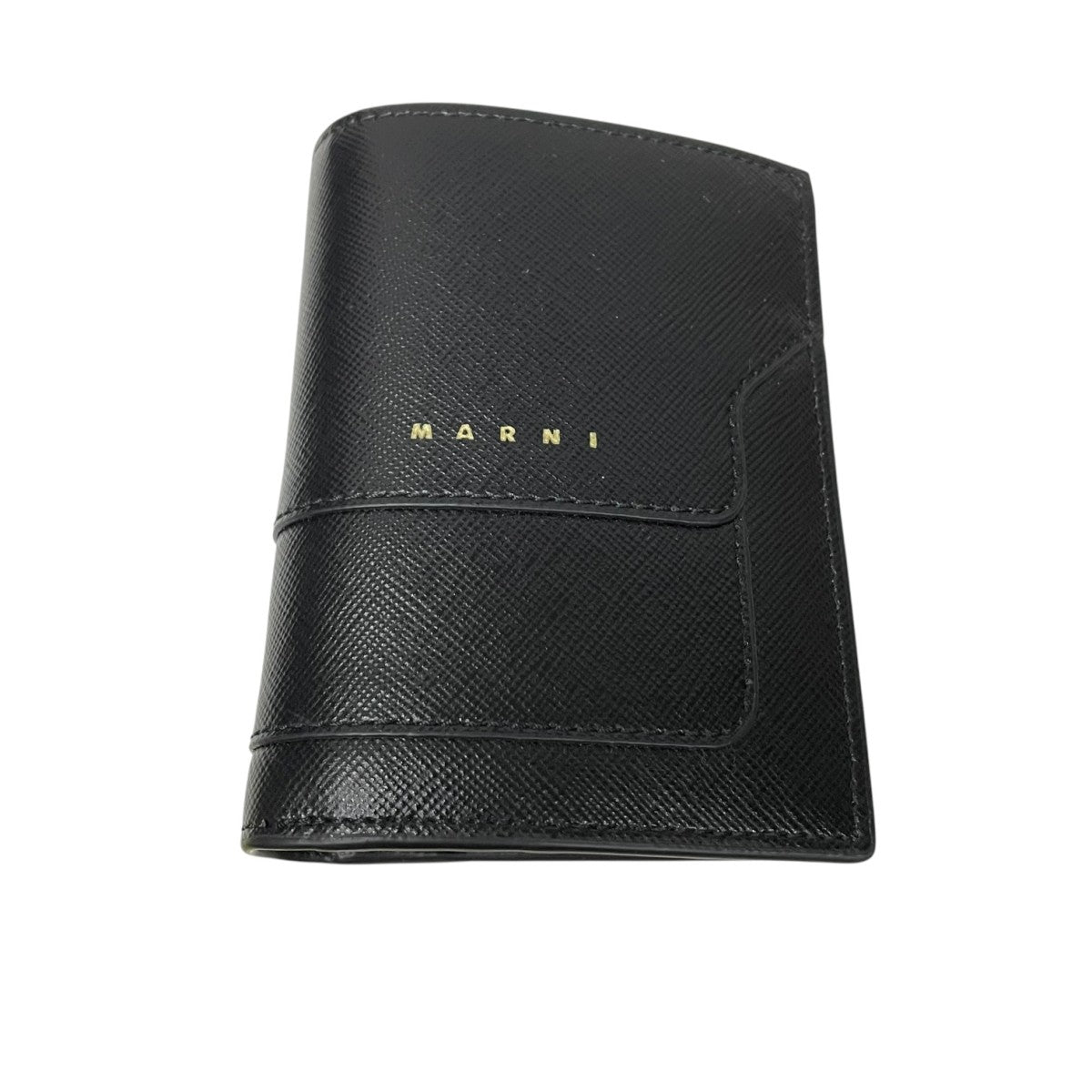 即完品 MARNI 二つ折り財布 PFMOQ14U07 LV520 black MARNI(マルニ) 二つ折り財布PFMOQ14U07 PFMOQ14U07 ブラック