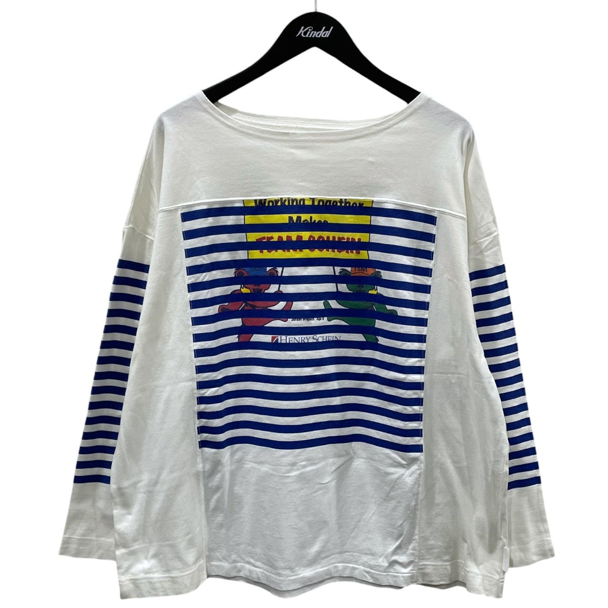長袖カットソー REMAKE PRINT BASQUE TEE リメイクプリントバスクティー
