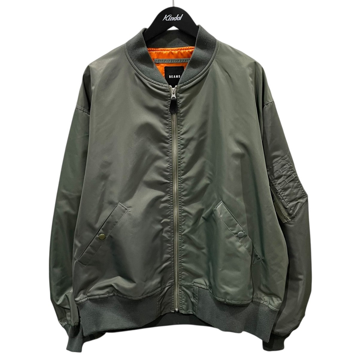 BEAMS(ビームス) オーバーサイズジップアップブルゾン