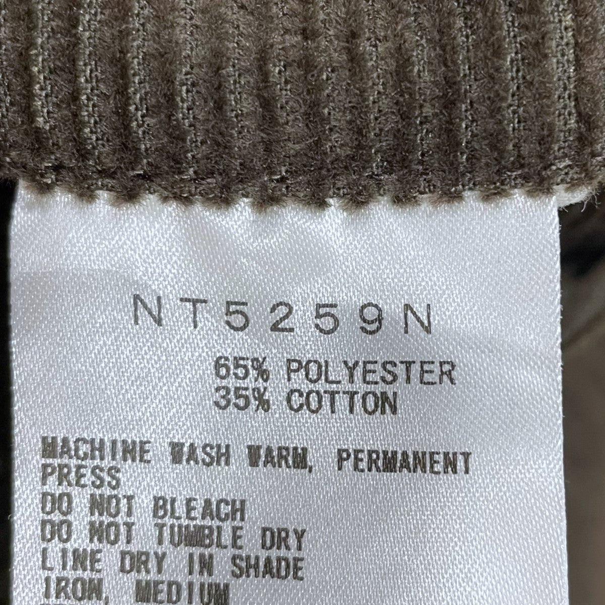 コーデュロイワイドテーパードパンツ Corduroy Wide Tapered Pants NT5259N