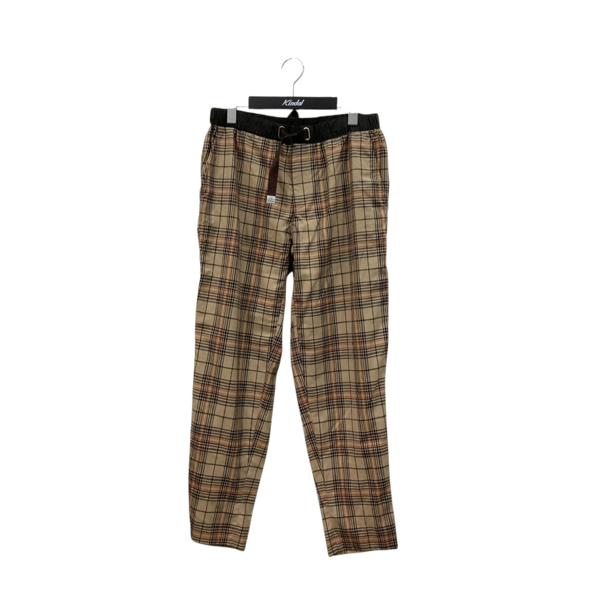 【かまぼこ】kolor チェックパンツ kolor／BEACON(カラー／ビーコン) チェックパンツ22SBM-P04141 22SBM
