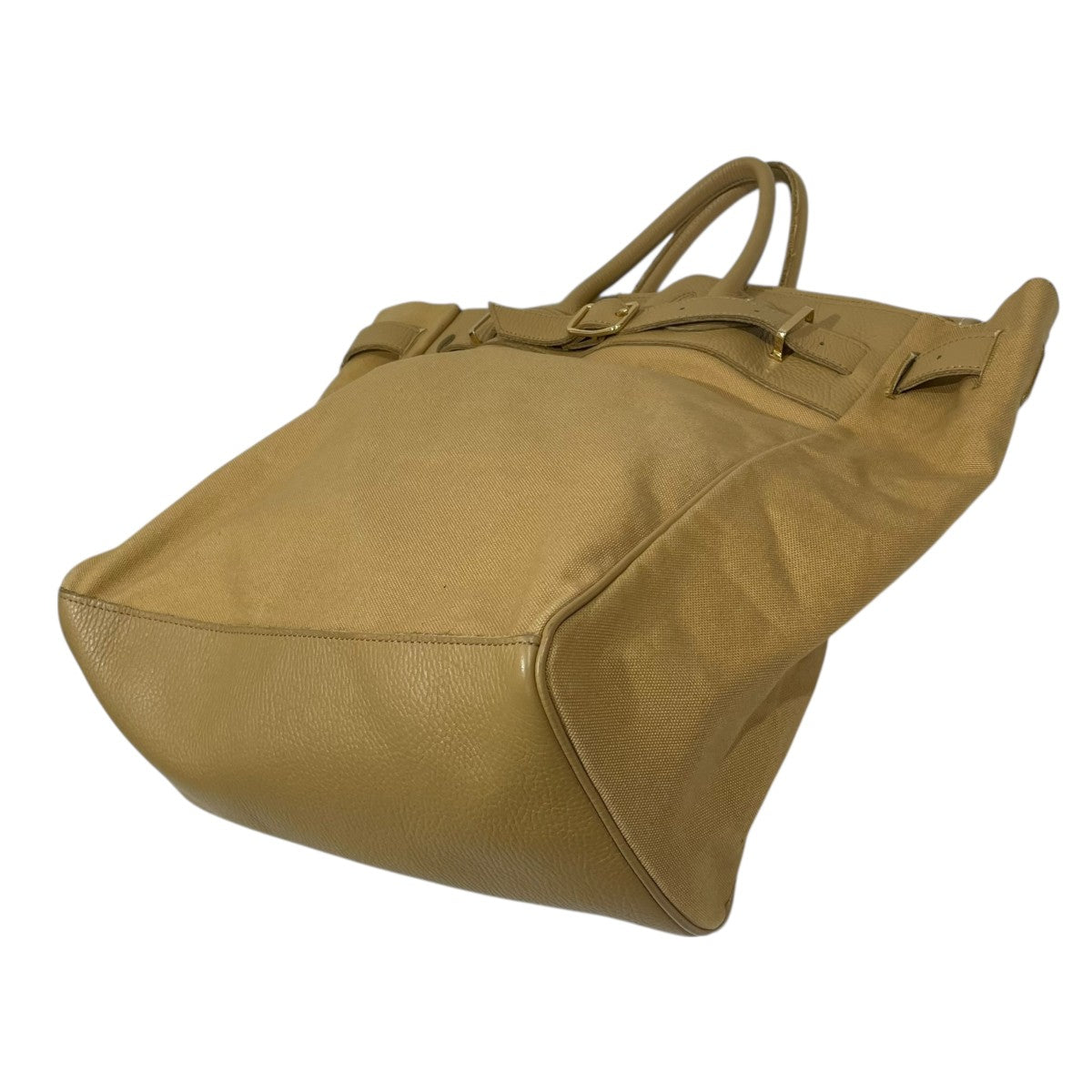 キャンバスレザー トートバッグ