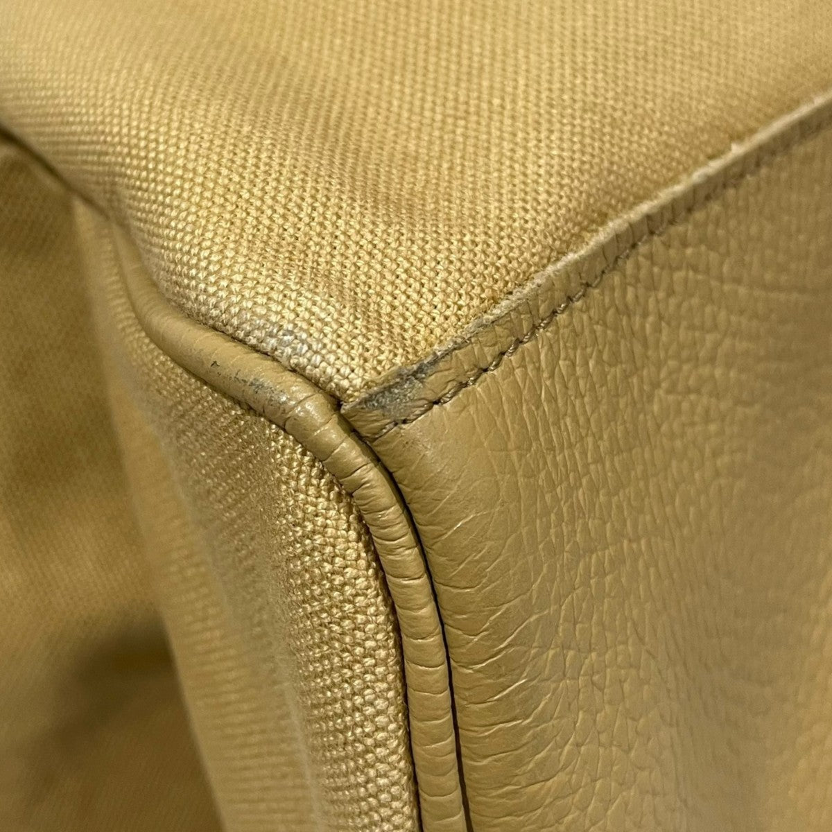 キャンバスレザー トートバッグ