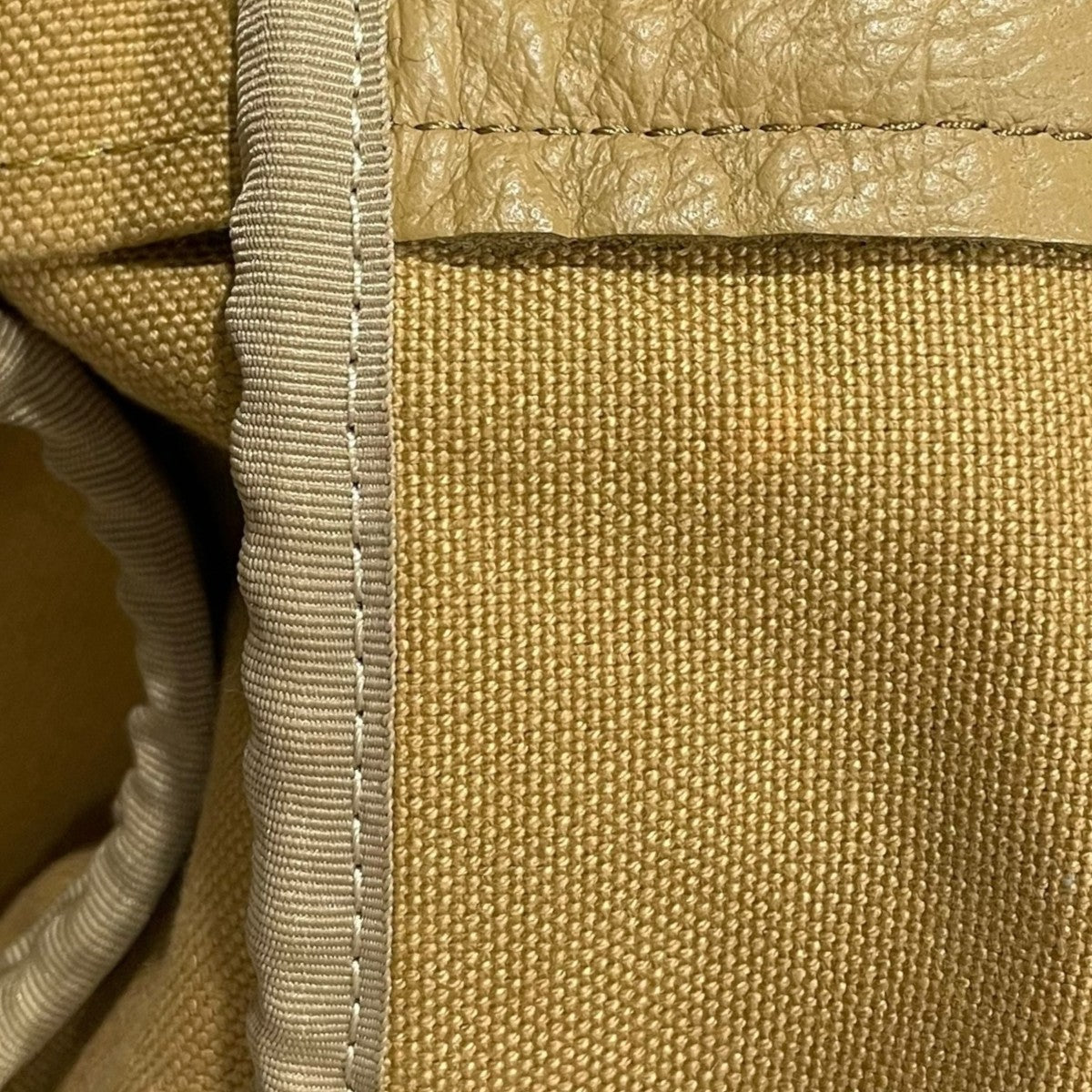 キャンバスレザー トートバッグ