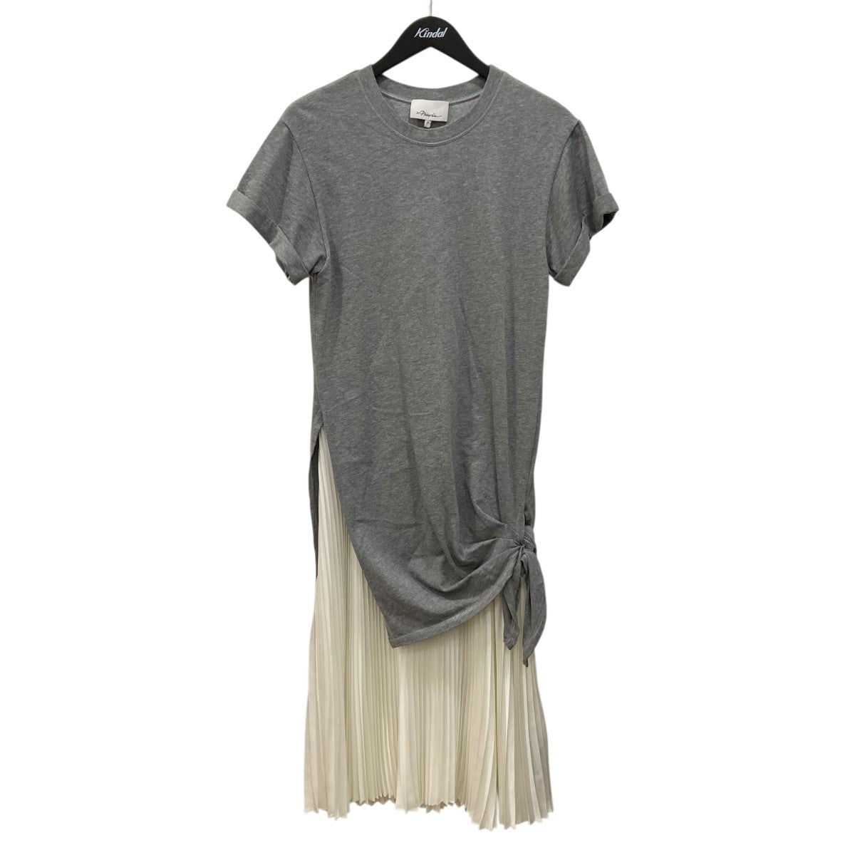3．1 phillip lim(スリーワンフィリップリム) 半袖ワンピース グレー