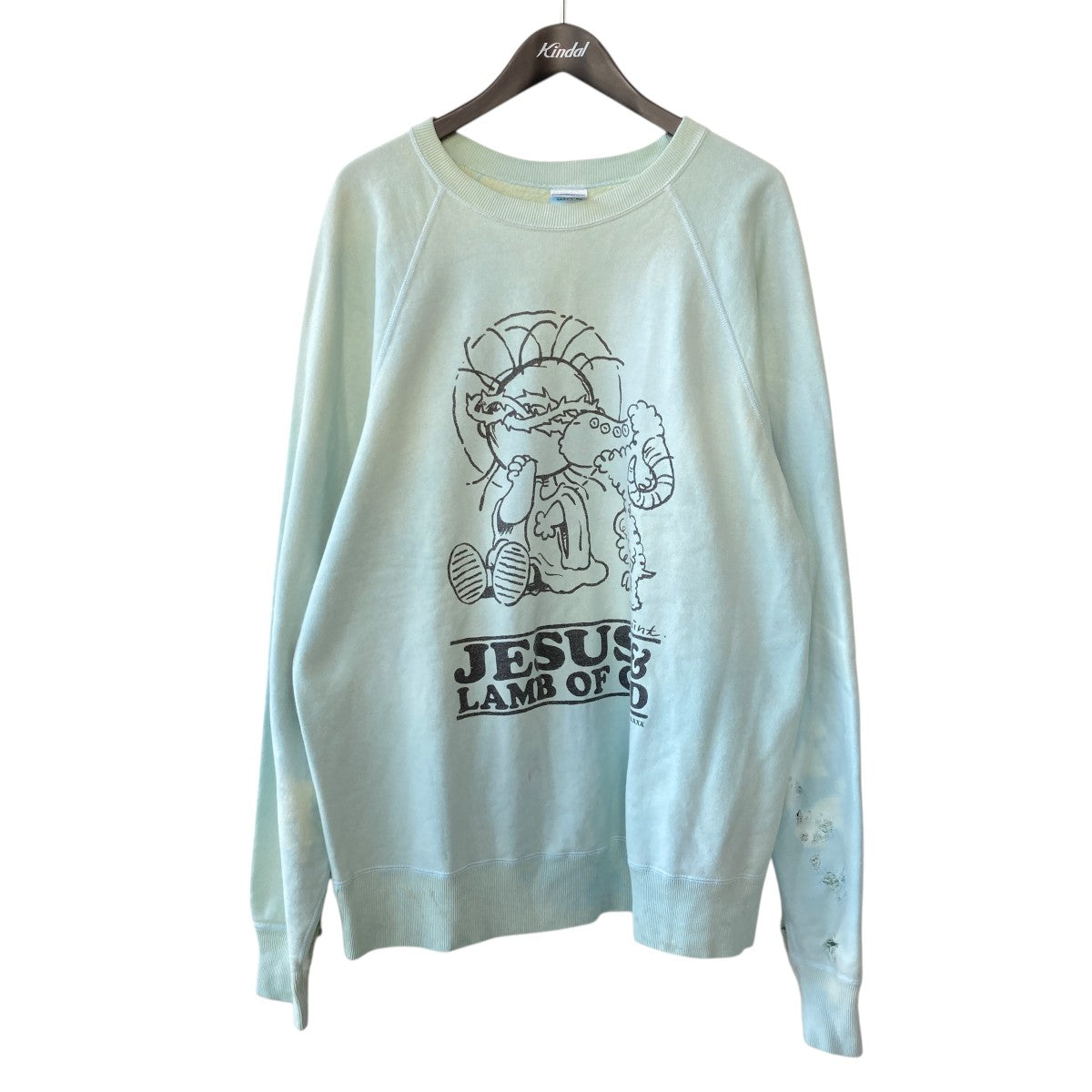 SAINT MICHAEL 加工 スウェットトレーナーSM-A23-0000-024 SM-A23-0000 