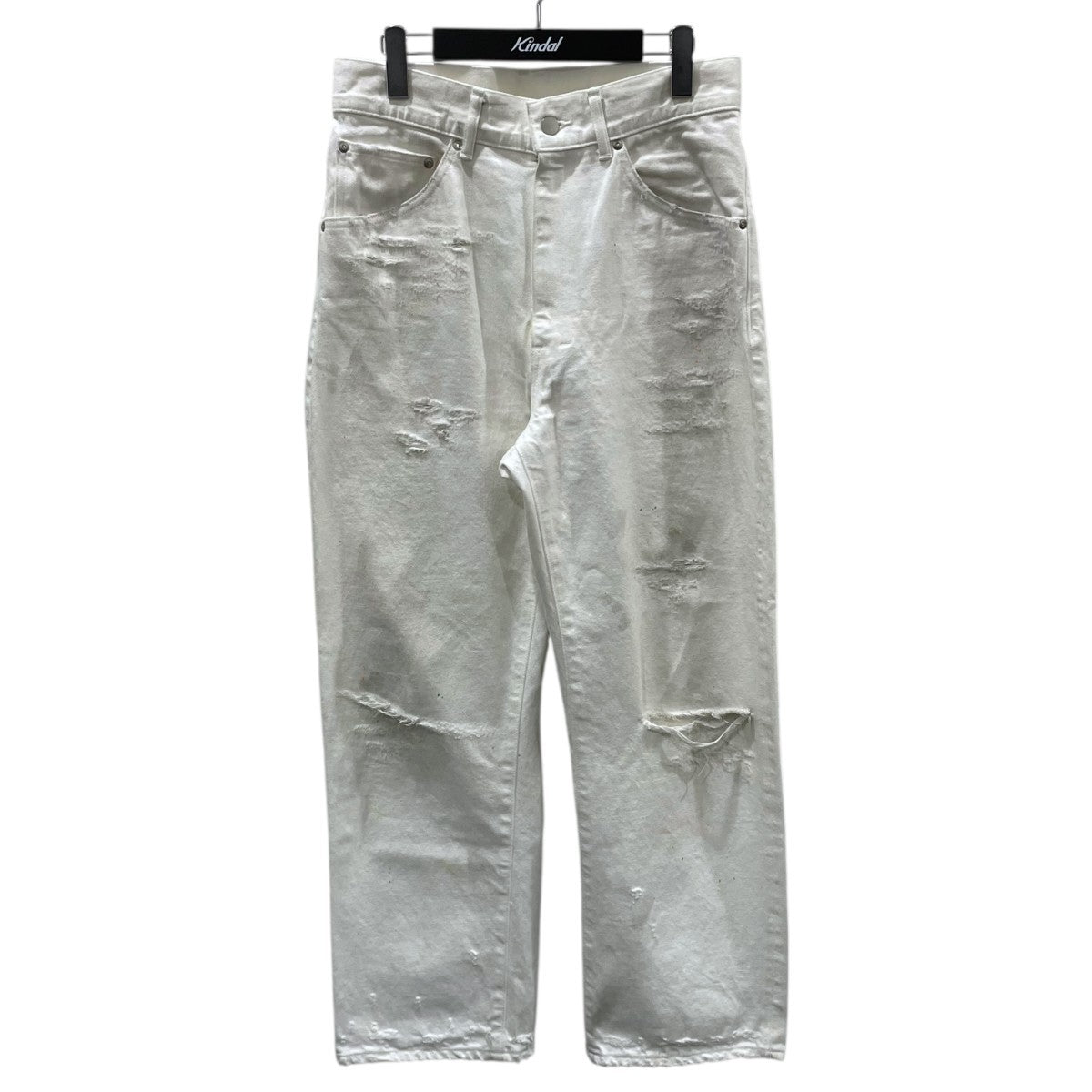 ANCELLM(アンセルム) 24AW 加工デニムパンツ Ex． DAMAGE DENIM