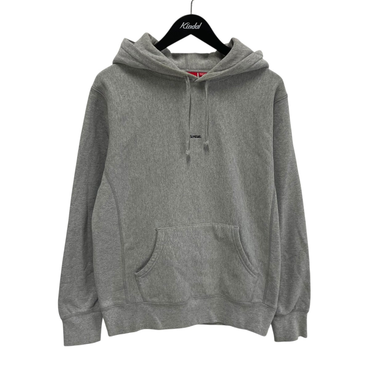 supreme micrologo hoodie グレー　パーカー Supreme(シュプリーム) Micro Logo Hooded Sweatshirtパーカー ライト