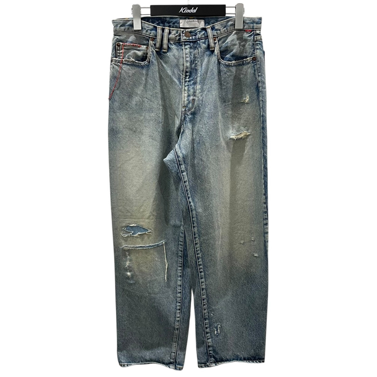 anachronorm(アナクロノーム) 加工デニムパンツ 80's WIDE 5P PANTS
