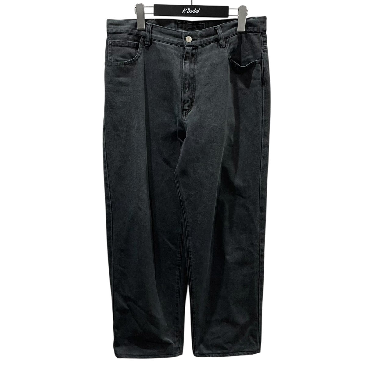 ウォッシュ加工デニムパンツ LOOSE FIT PIGMENT DYE 5P JEAN ルーズフィットピグメントダイ 5ポケットジーンズ