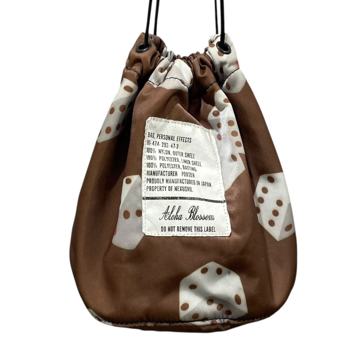 巾着バッグ PERSONAL EFFECTS BAG パーフェクトエフェクツバッグ