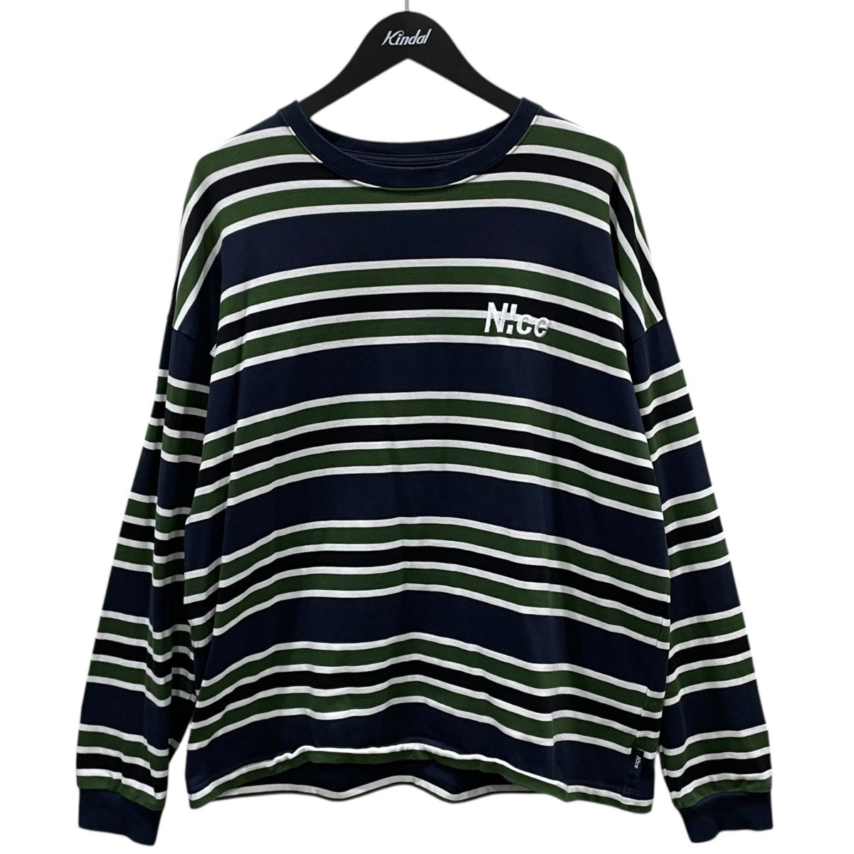ボーダー柄長袖カットソー Border Stripe Long Sleeve T-Shirt ボーダーストライプ ロングスリーブティーシャツ NC-CT06