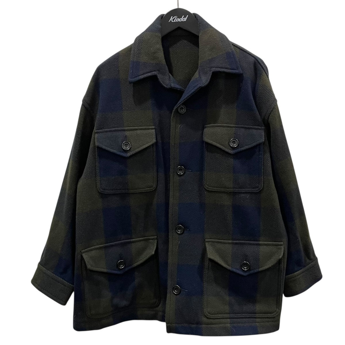 19AW チェック柄ジャケット Melton Mackinaw Jacket メルトンマッキーノジャケット 19011370010030