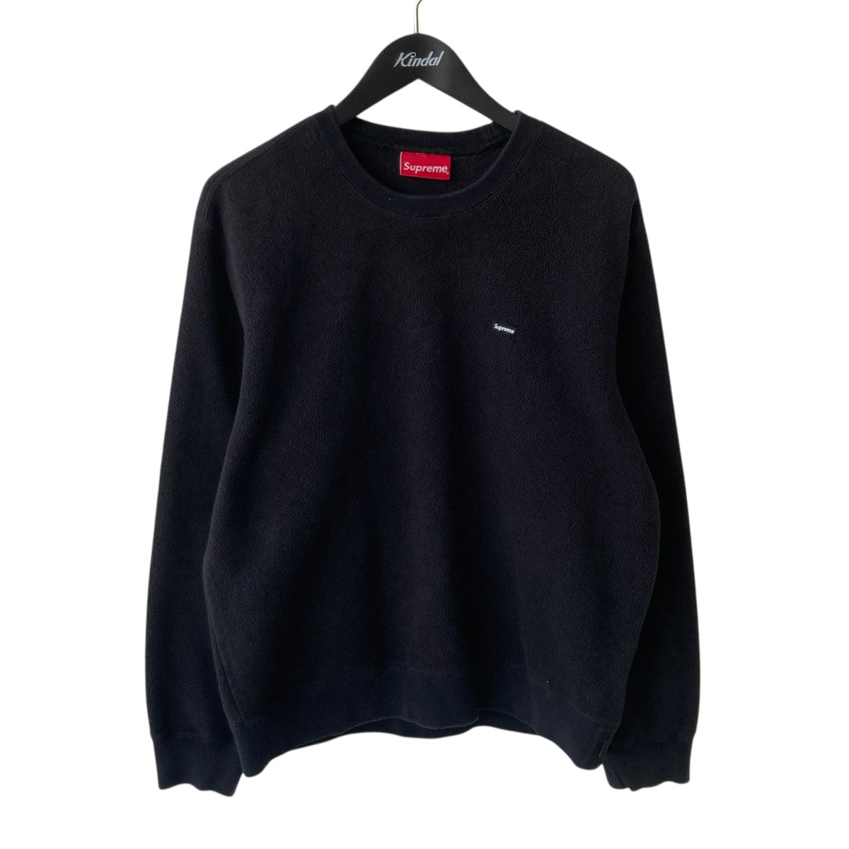 Supreme(シュプリーム) polartec small box logoトレーナー ブラック
