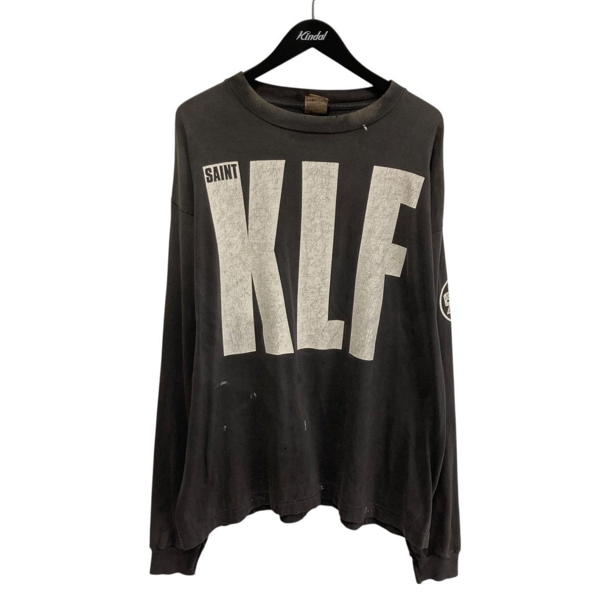 SAINT MICHAEL×KLF｜長袖Tシャツ Lサイズ SAINT MICHAEL×The KLF LS TEE長袖TシャツSM-HR1-0000-C03 SM-HR1-0000