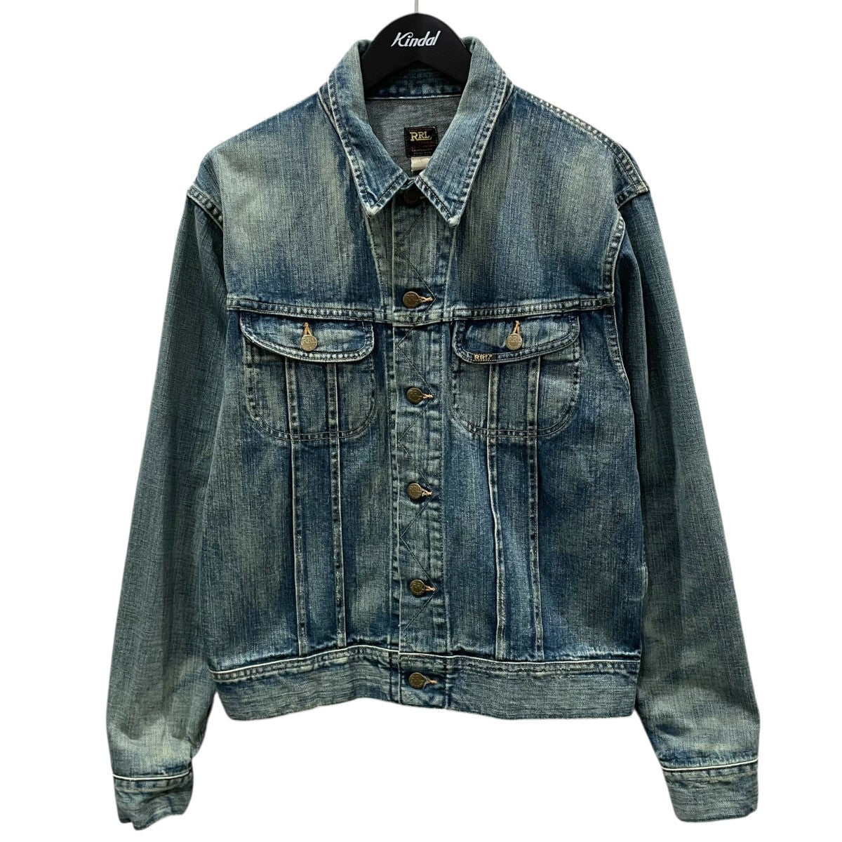 RRL(ダブルアールエル) ウォッシュ加工デニムジャケット Lot 271 Denim