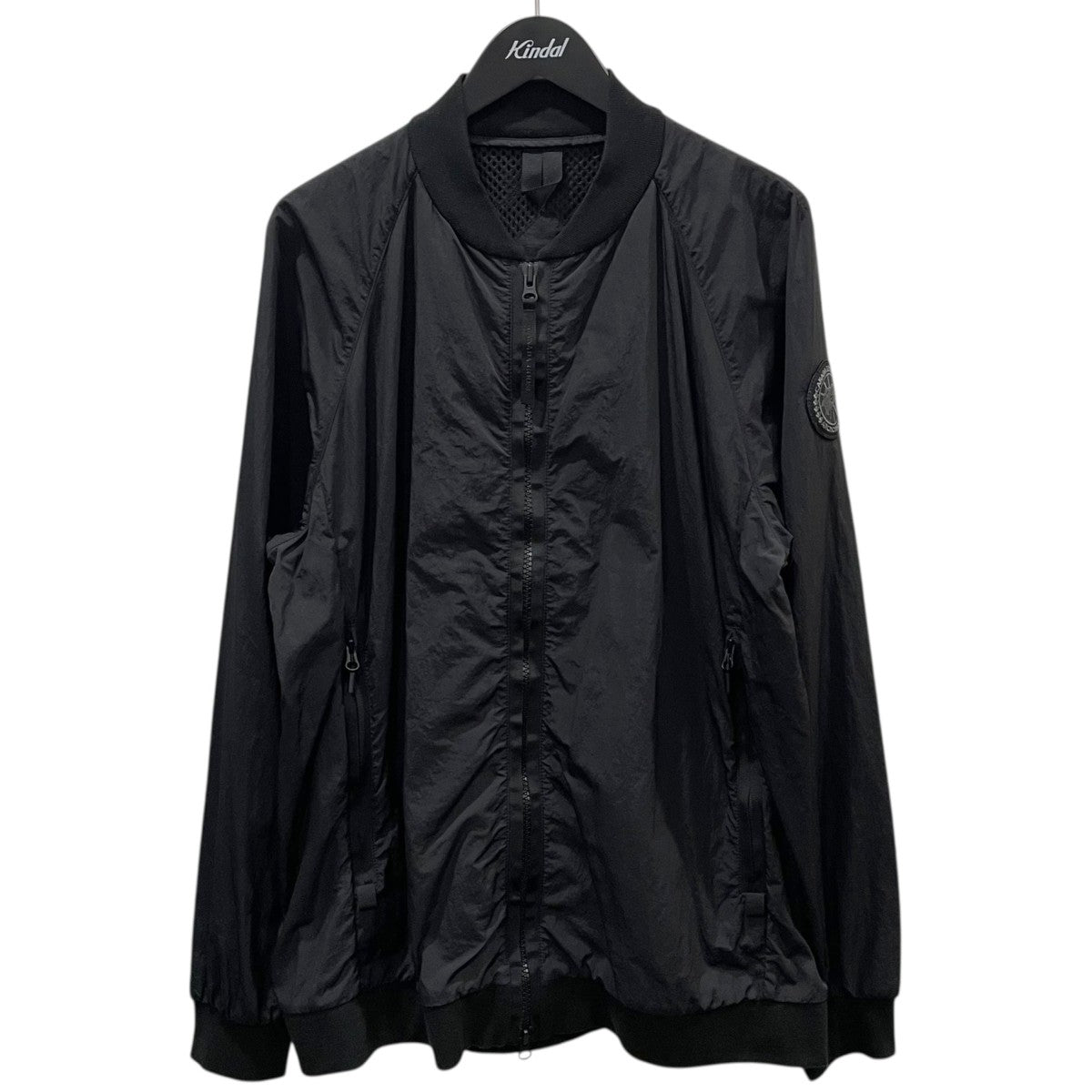 21AW ジップアップナイロンジャケット Faber Bomber Black Label フェーバーボンバーブラックレーベル 2441MB