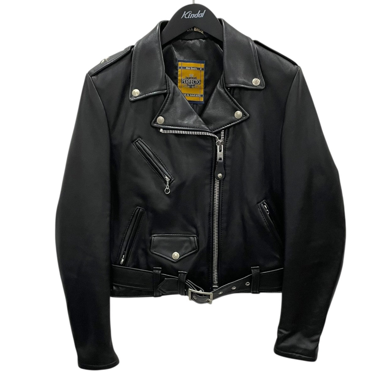 超美品‼️schott Wライダース　ワンスター218W Ｍ SCHOTT(ショット) 218W ラムレザーダブルライダースジャケット ONE