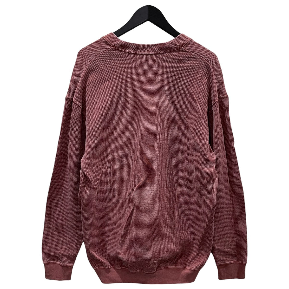 25AW ピグメント加工鹿の子ニットカーディガン Giant Pique Knit Cardigan ジャイアントピケ ニットカーディガン 4220900020