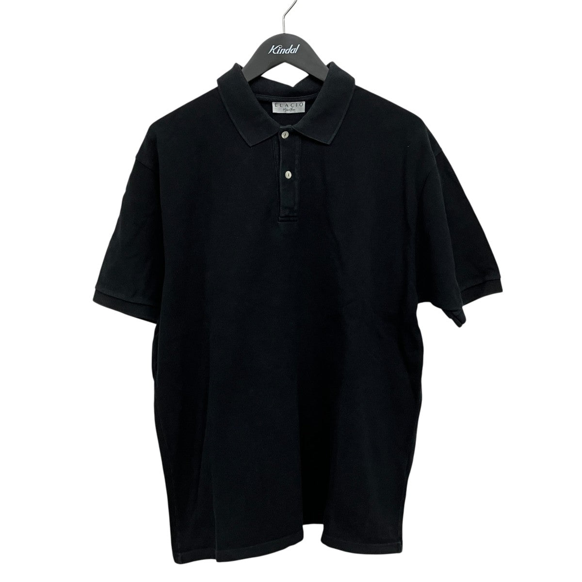 ELACIO(エラシオ) ポロシャツﾌﾚﾝﾁﾎﾟﾛ ﾌﾚﾝﾁﾎﾟﾛ ブラック サイズ 5