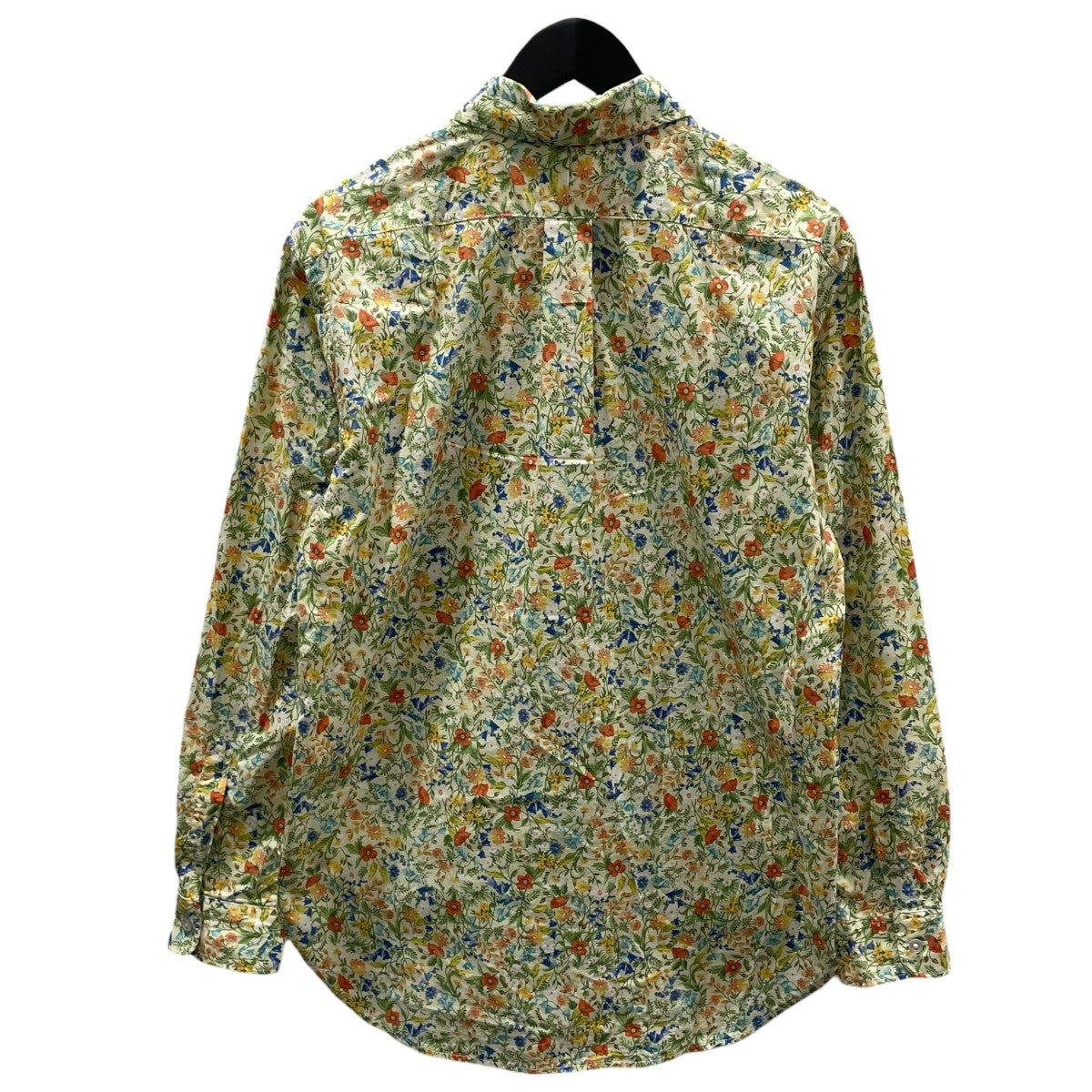 花柄ボタンダウンシャツ