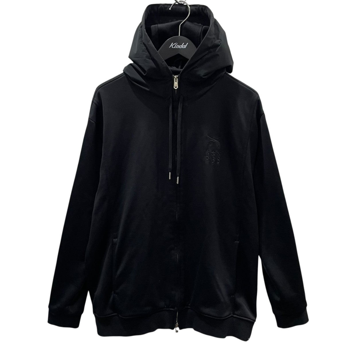 ジップアップパーカー EMBROIDERY DRAPE TERRY ZIP UP HOODIE R19SB-06KS