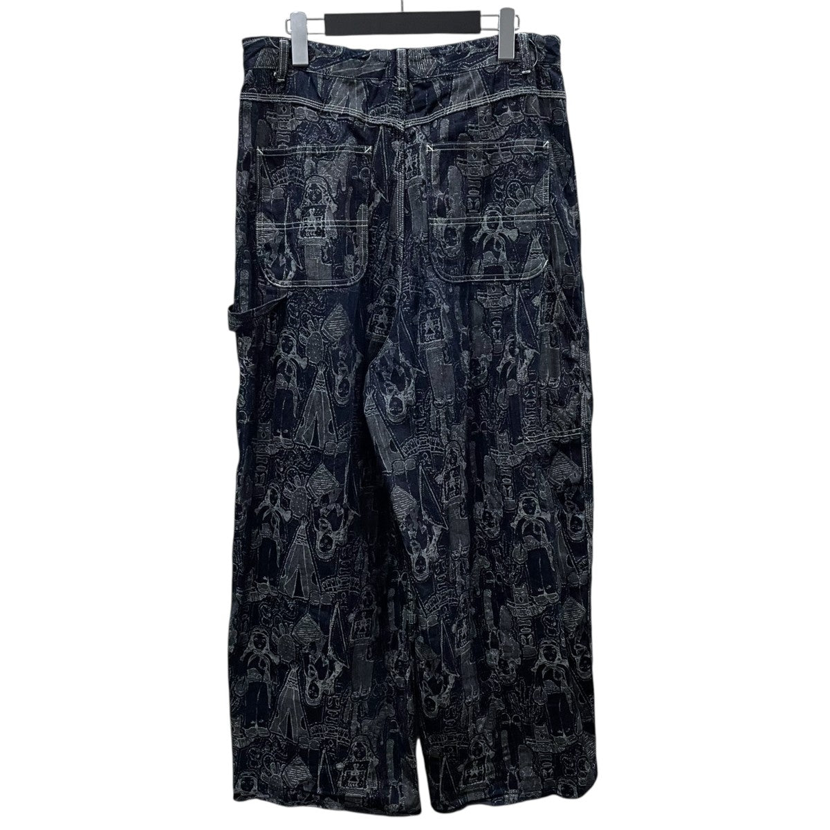 24SS ワイドペインターデニムパンツ H.D. Pant - Painter / 7oz Denim / Native American Doll Jq. ヒザデルパンツ OT172