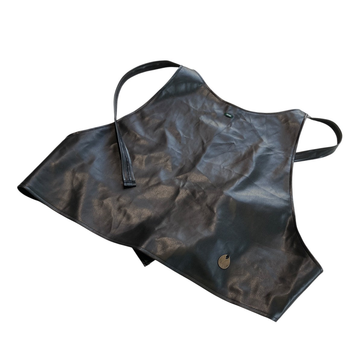 HEAD APRON FAUX LEATHERヘッドウェア