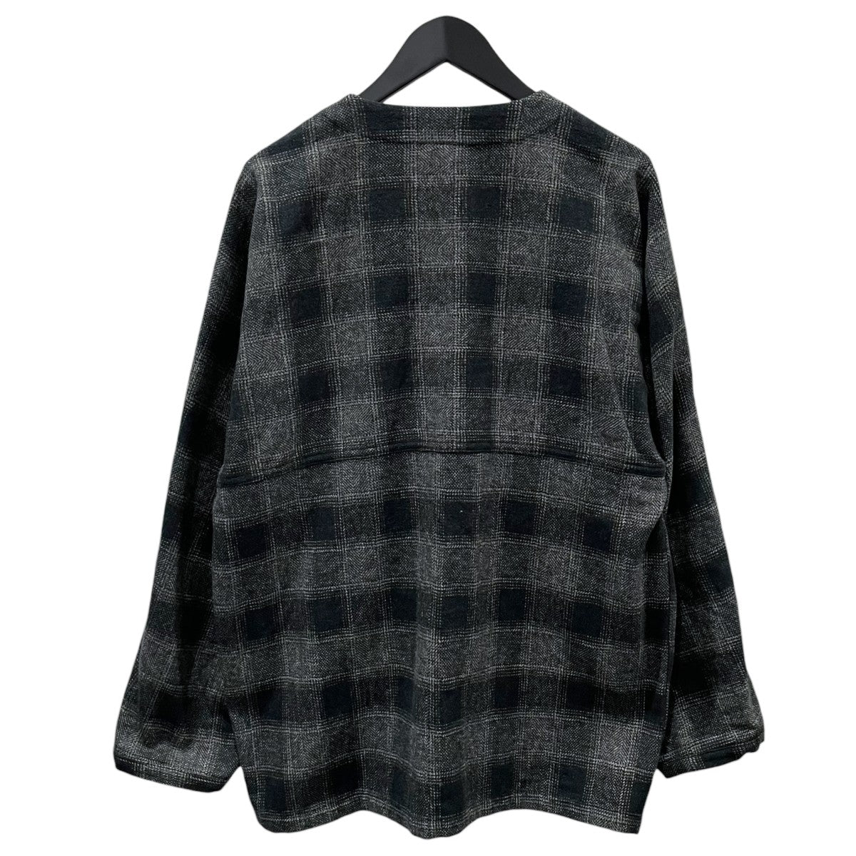 チェック柄ノーカラージャケット Digs Crew Cardie Jacket - Cotton Tweedy Check ディグス クルー カーディー ジャケット SF-252266