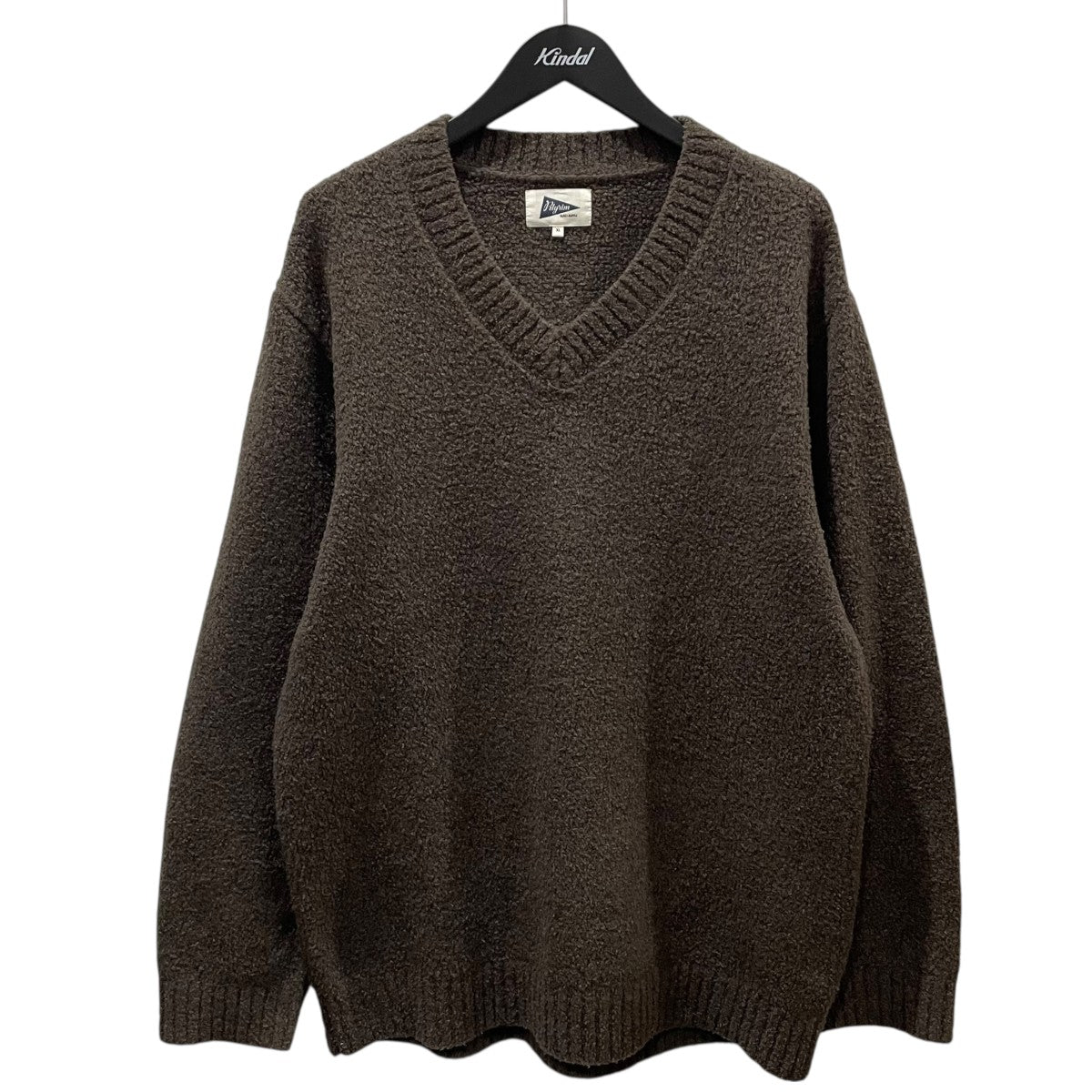 24AW Vネックボアニットセーター McCoy V-Neck Boa マッコイVネックボア 36-15-0140-156