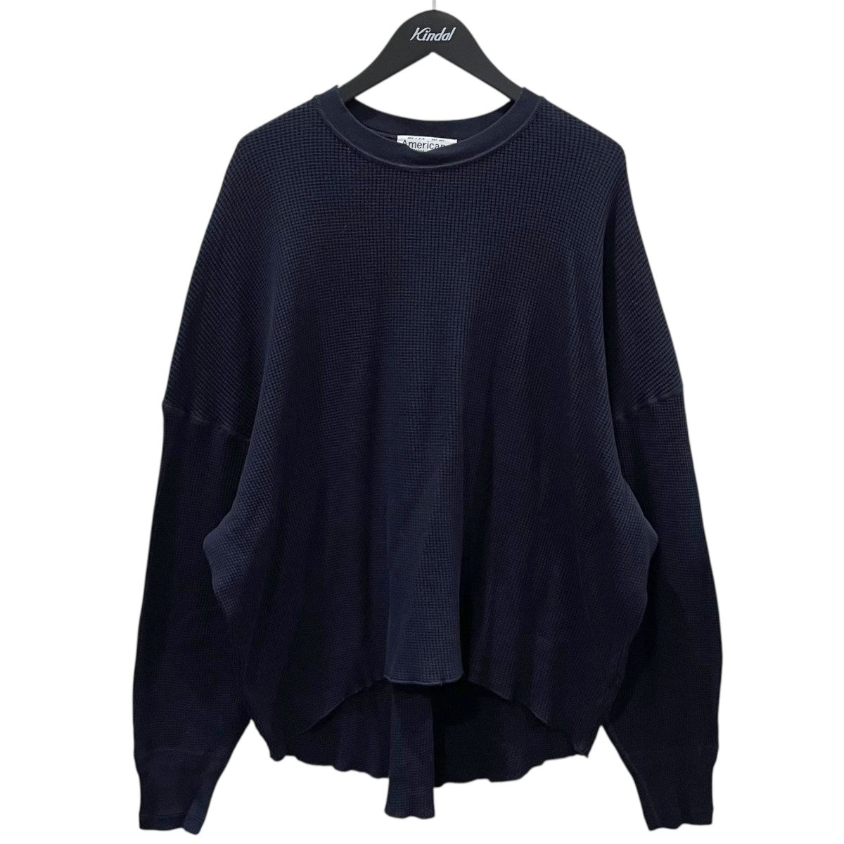 サーマルカットソー サーマルワッフルワイドドルマンプルオーバー