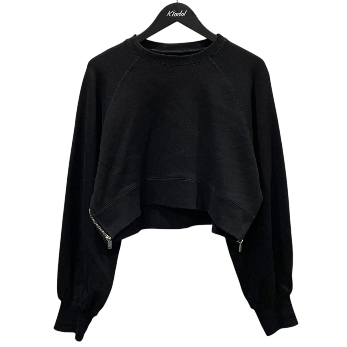 23AW サイドジップショートスウェットトレーナー Over Cropped Sweat オーバークロップドスウェット 21231415802