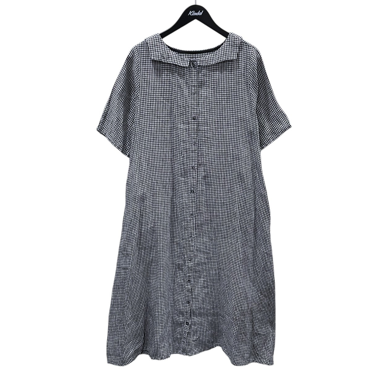 nest Robe(ネストローブ) 18SS ギンガムチェック柄 リネン2wayスクエア