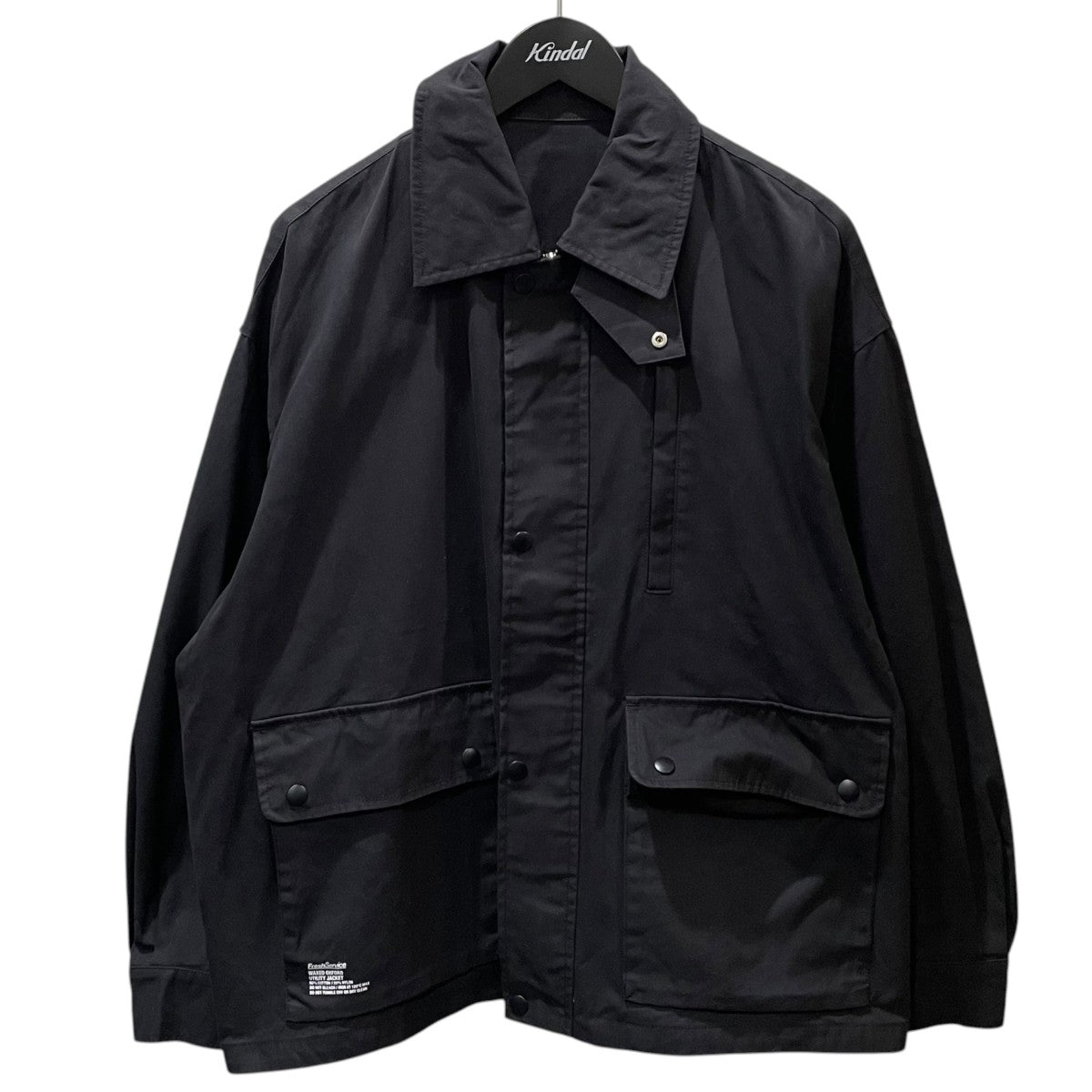 26SS ジップアップジャケット WAXED OXFORD UTILITY JACKET ワックスド オックスフォード ユーティリティジャケット FSC261-30260