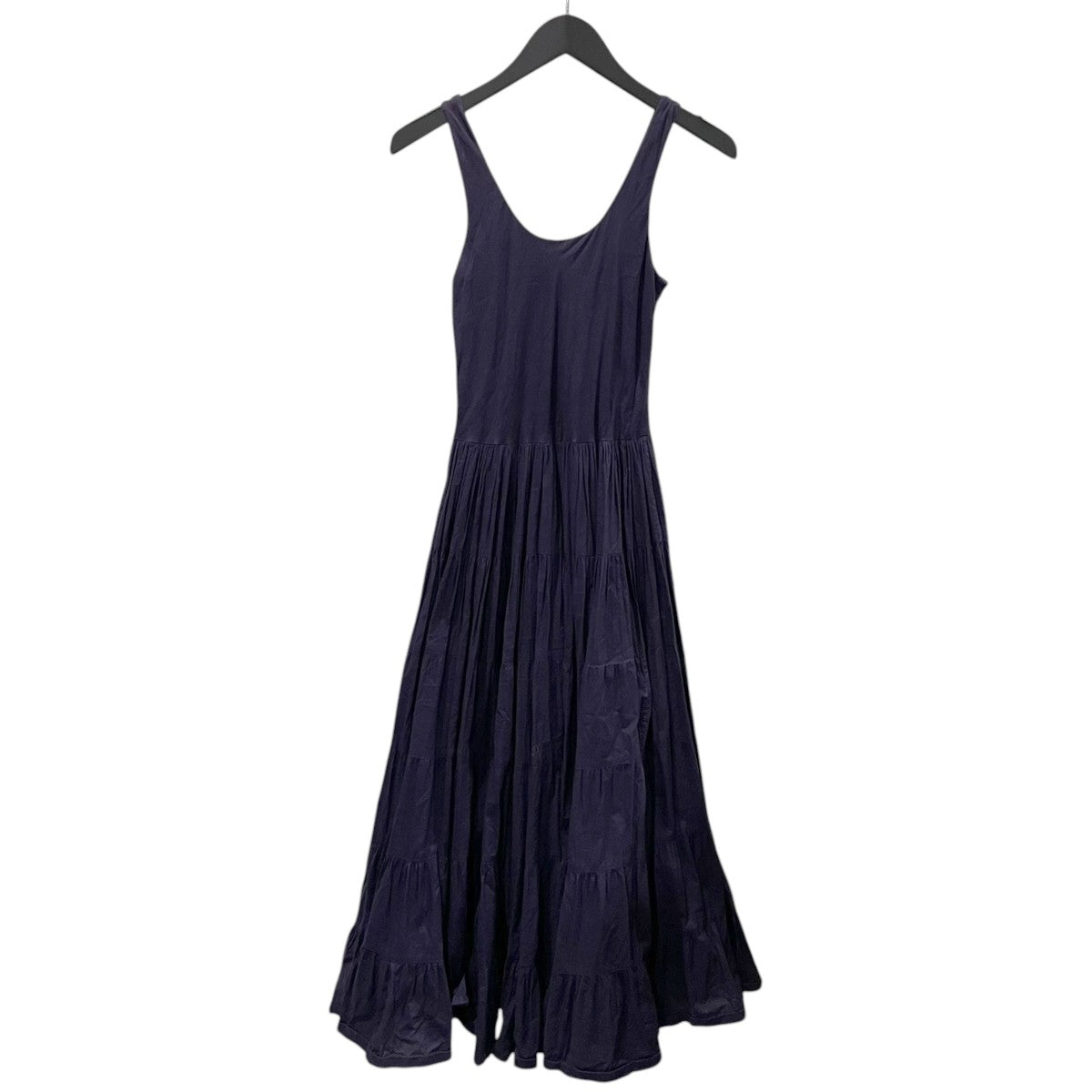 ノースリーブティアードワンピース