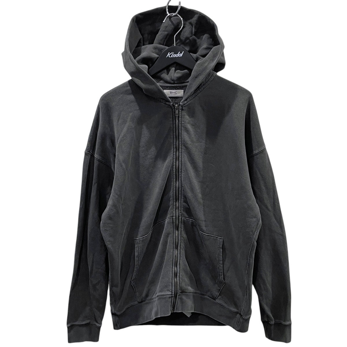 加工ジップアップパーカー Cotton Sweat Zip Hoodie コットンスウェットジップーフーディー 4220900240
