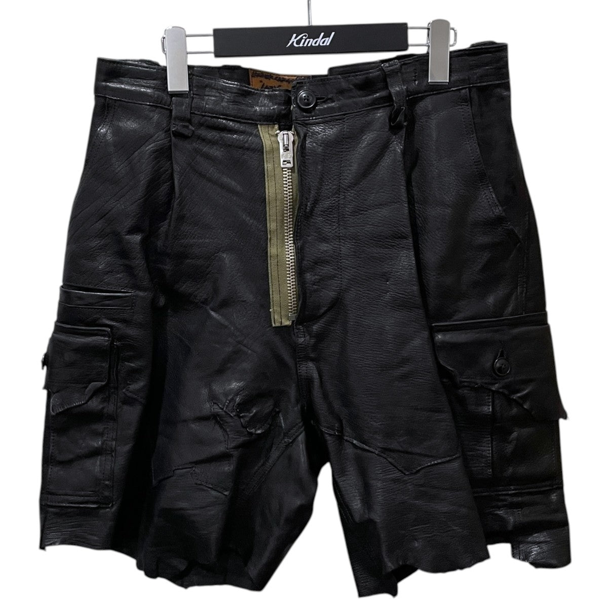 レザーカーゴショーツ レイジー Leather Cargo Shorts LAZY
