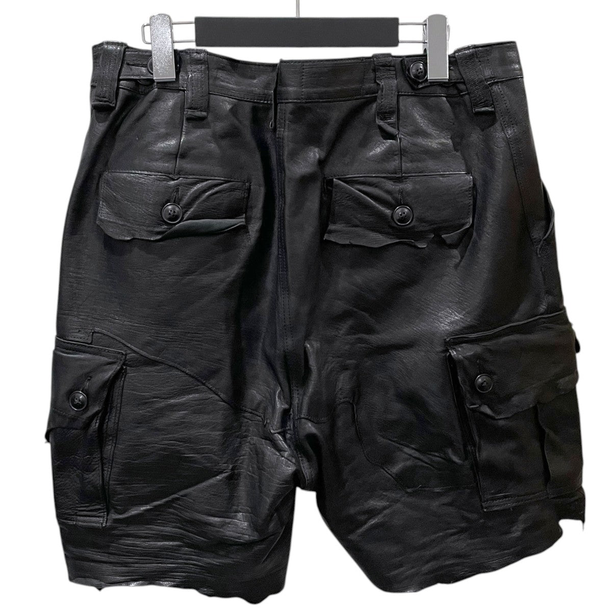 レザーカーゴショーツ レイジー Leather Cargo Shorts LAZY