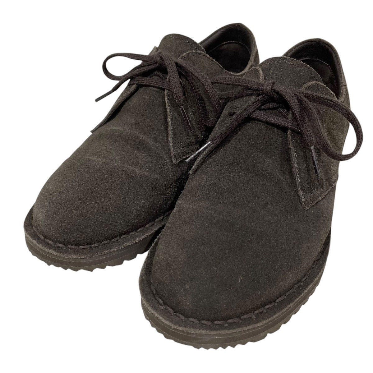 スウェードシューズ PLAIN-TOE SHOES プレーントゥ シューズ OGNB-001ev