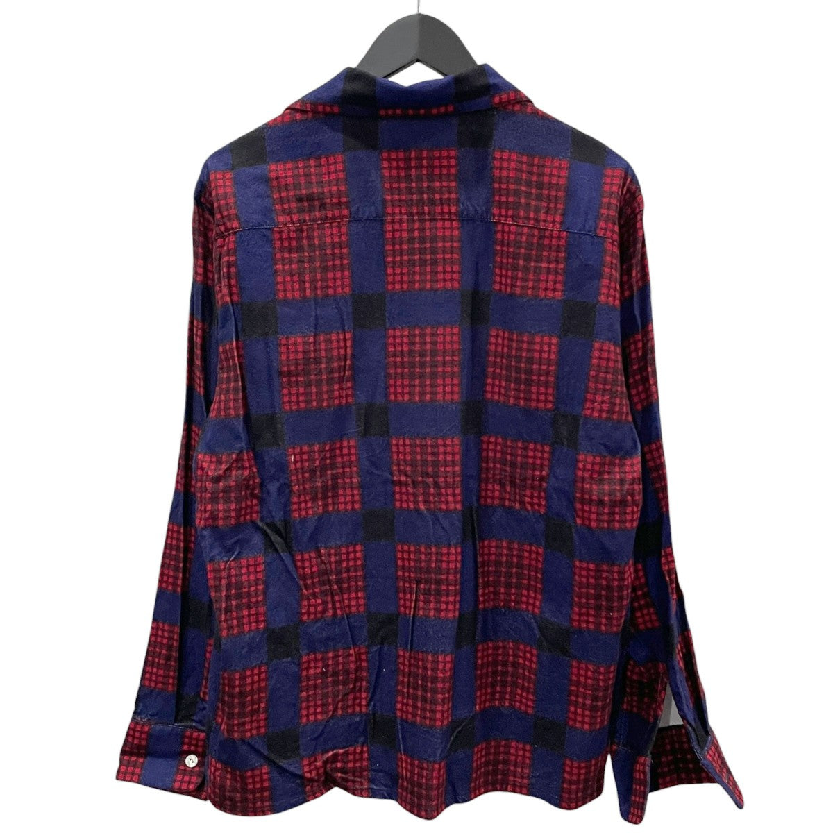 22AW チェック柄オープンカラーシャツ One-Up Shirt - R/C Flannel Cloth / Printed ワンアップシャツ LQ153