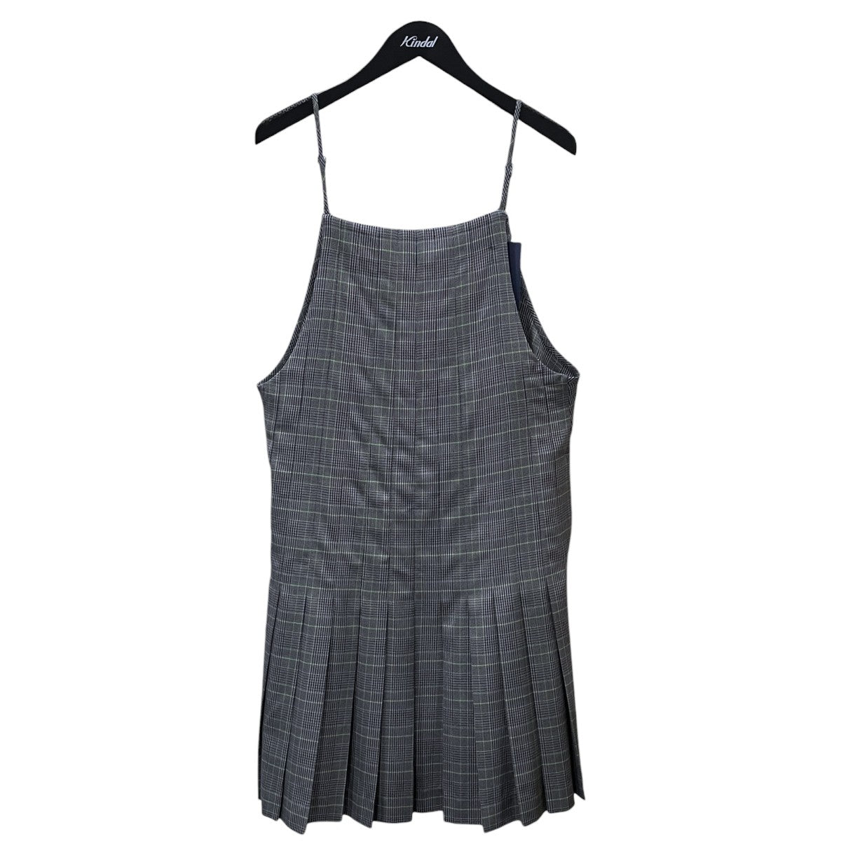 rhodolirion チェック柄キャミソールプリーツワンピース Apron Pleats Dress エプロンプリーツドレス QT1008 古着・中古-1枚目のアイテム画像