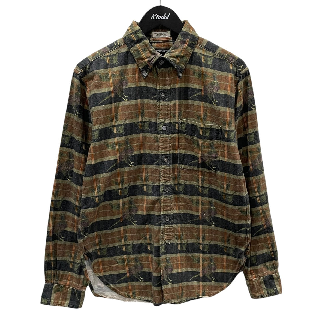 エンジニアドガーメンツ チェック柄ボタンダウンシャツ Engineered Garments(エンジニアドガーメンツ) 14AW チェック柄ボタン