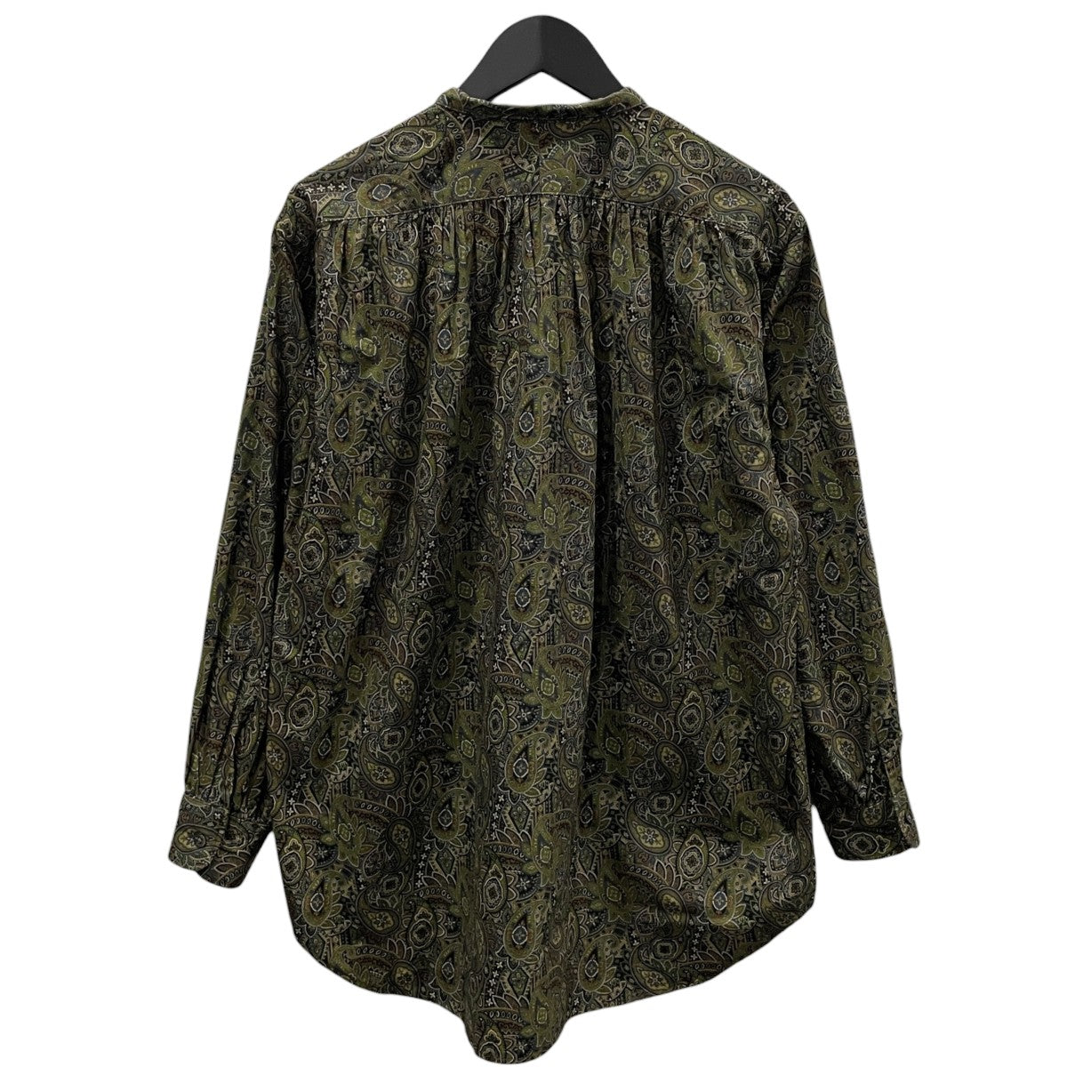 24AW ペイズリー柄シャツ Wing Collar Shirt - Cotton Paisley Print ウイング カラー シャツ ー コットン ペイズリー プリント