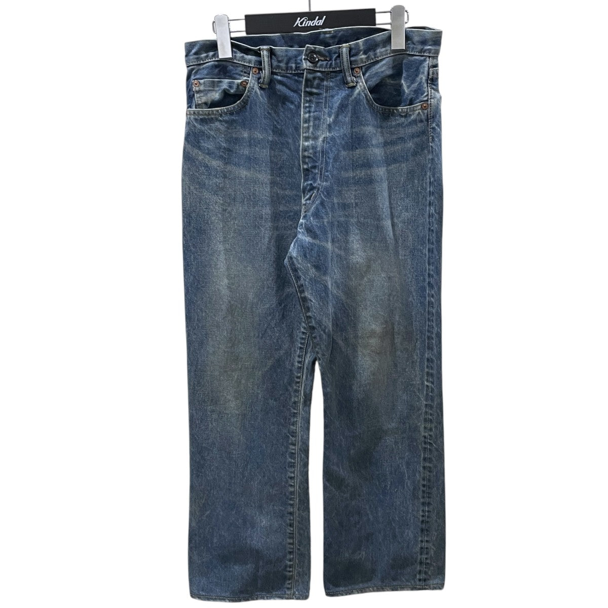 【cliche別注】cantate denim flare trousers cantate×Cliche 22AW 加工デニムパンツ DENIM FLARE TROUSERS デニム