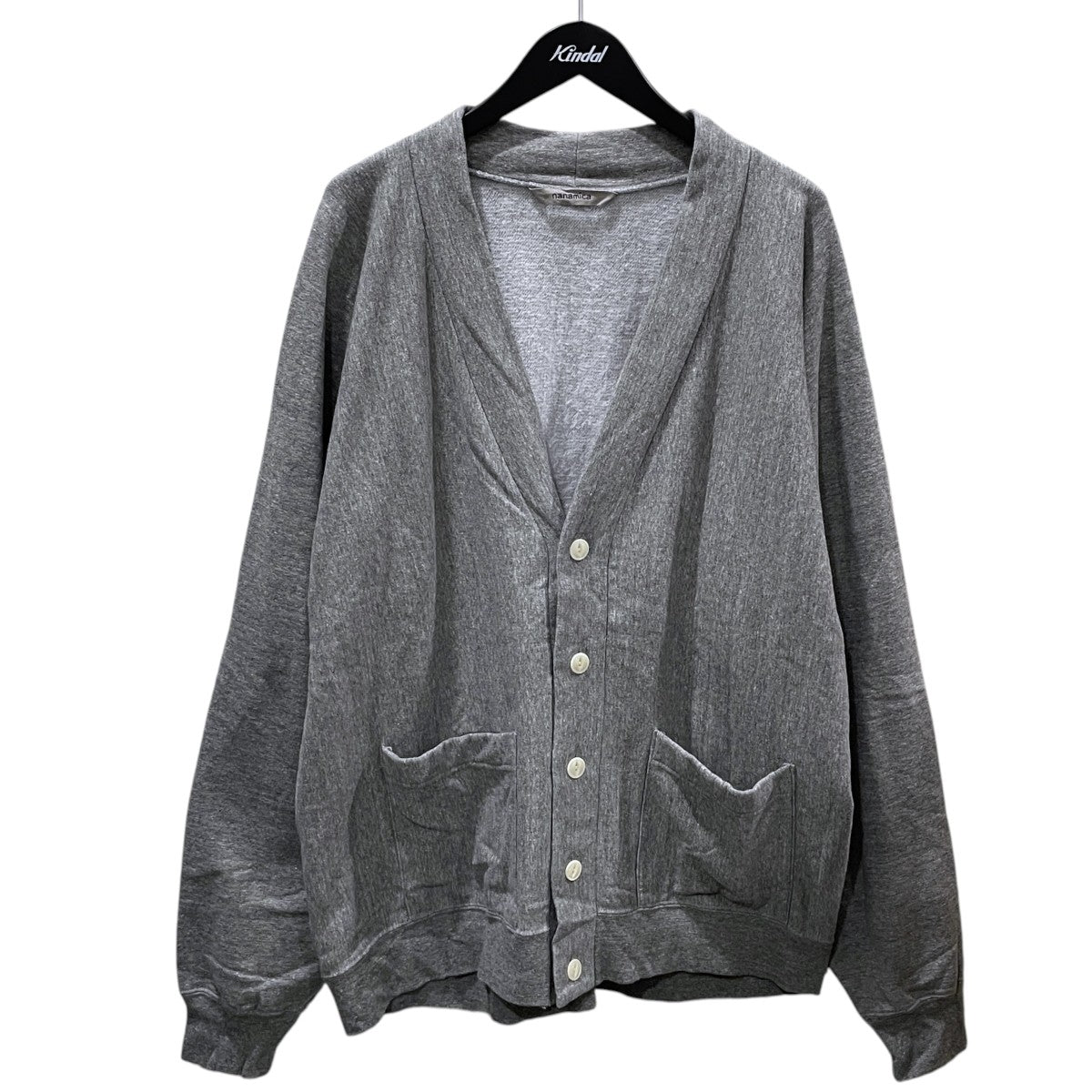 nanamica(ナナミカ) 23AW 裏起毛 光電子 スウェットカーディガン